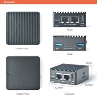 NanoPi R4S RK3399 SoC avec deux ports Ethernet Gbps et 1 Go/4 Go de RAM DDR4, deux ports USB 3.0 Type-A