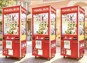 <span class=keywords><strong>Bus</strong></span> de voyage de luxe de style britannique pour machine à cadeaux électroniques avec prise universelle 220V - Product Image 6