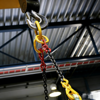 Élingue de levage en acier allié G80 avec crochets pour l'exploitation minière, la machinerie, les ports et la construction - Levage à usage intensif