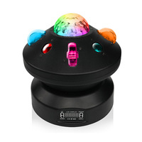 Projecteur de scène à tête mobile Wuji pour KTV, bars et salons ; Lumière laser rotative à faisceau nid d'abeille LED à effets de stroboscope et de lavage de couleur ; Entrée 95-245V