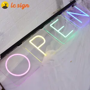 LED-Schienen licht Neon buchstabe LED-Neon buchstaben schilder, schnell gemischtes kommerzielles LED-Alphabet-Buchstaben licht