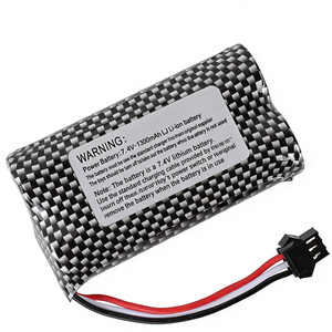 7.4V 1300mAh SM3P lithiumbatterij <span class=keywords><strong>3</strong></span>-pins horlogegevoelige twist-modelauto, gebaarafstandsbediening klimmen - Product Image 2