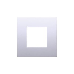 Piastra di plastica etroit Venus serie 2P colore bianco compatibile con Vimar Arke-materiali elettrici/compatibile con Vimar Arke - Product Image 2