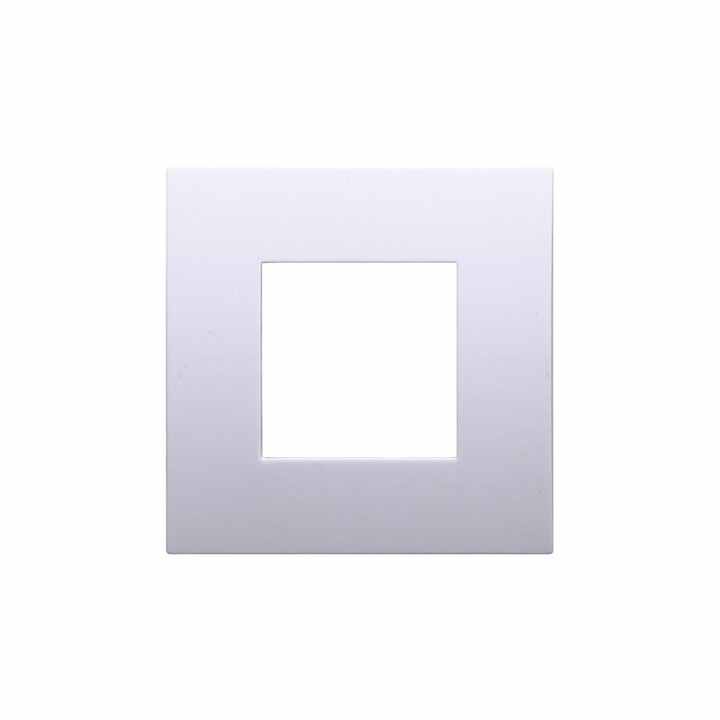 ETTROIT Plastic Plate Venus Series 2P White Color Compatible with Vimar Arke - Electrical Materials / Compatible with Vimar Arke