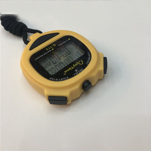 AnyTime Electronic Stopwatch D-113 Water Resistant Handheld Chronograph LCD Display - Product Image 2