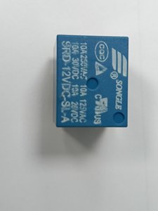 Relé de Potencia Sellado SRD-12VDC-SL-A 12V DC SPST-NO 10A 250V AC T73 de Montaje Pasante - Product Image 3