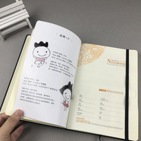 Carnet de croquis personnalisé bon marché, carnet de notes en papier agenda noir doublé en cuir, bloc-notes A5 avec logo pour étudiants