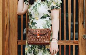 Bolsos ecológicos de verano para mujer, para la playa, productos vietnamita, hechos a mano, de alta calidad, venta al por mayor - Product Image 3