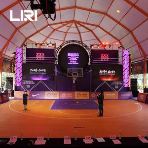 32m Mobile Stadium Basketball Court Polygon Sports Tendas para Venda