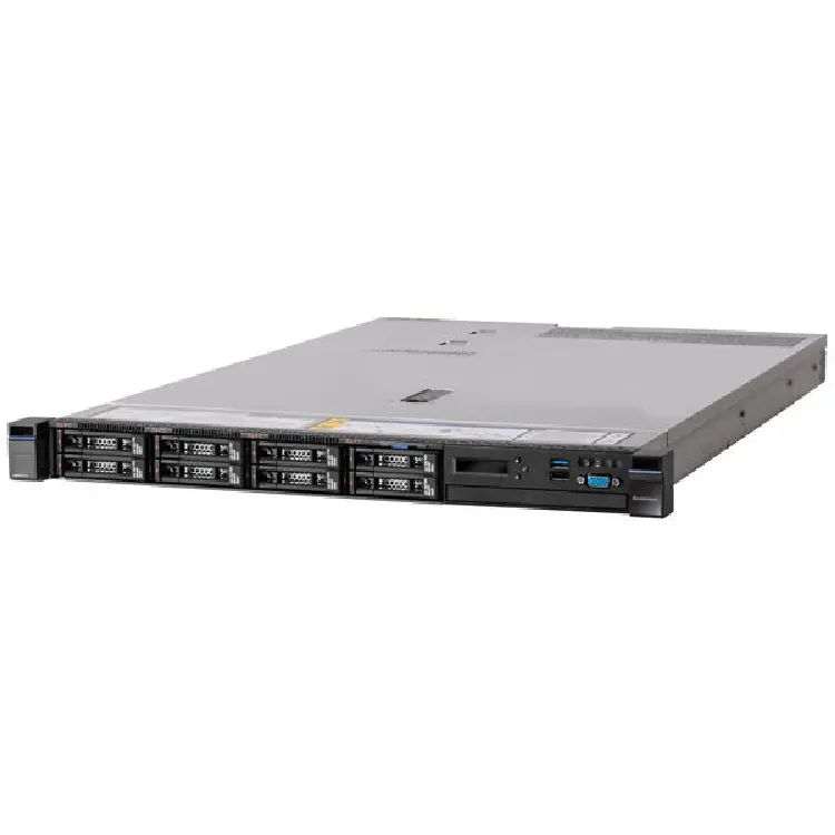 נמוך מחיר Lenovo מערכת X3550M5 1U מתלה שרת Intel Xeon E5-2620V4 מעבד 24DIMM חדש לגמרי מותאם אישית תצורה שרת