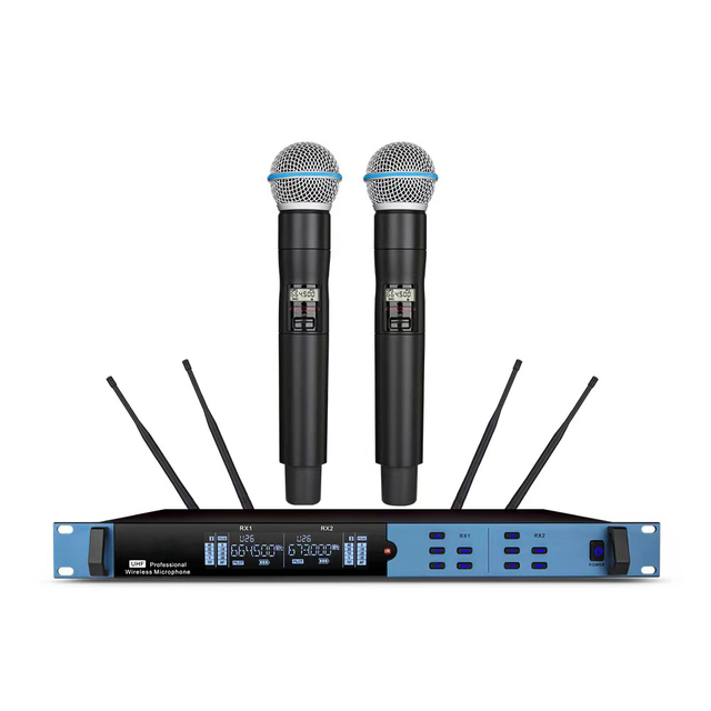 URX SR-2000 Long Range True Diversity Uhf Professional Wireless Microphone Cordless Mic System for Stage Performance