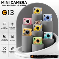 Mini Cámara de Juguete con Llavero para Niños, Grabación de Video 1080P, Pantalla TFT de 1.47 Pulgadas, Lente Dual, Regalos para Niños, Cámara Digital Colorida