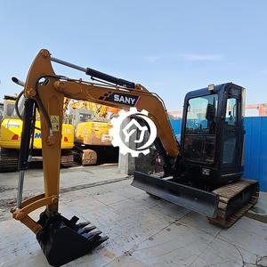 Miniexcavadora hidráulica SANY SY35U usada, equipo compacto de construcción para movimiento de tierras, para trabajos municipales y de paisajismo. - Product Image 2