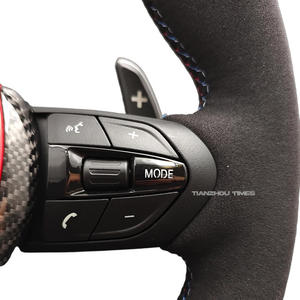 Volant de direction en fibre de carbone et alcantara pour <span class=keywords><strong>BMW</strong></span>, mise à niveau automobile, chauffant, vibrant, Acc <span class=keywords><strong>M</strong></span> <span class=keywords><strong>Sport</strong></span> F30 F10 535i F32 F20 F36 F22 M4 F82 X5 F15 - Product Image 3