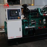 Generador diésel de tipo abierto, funciona con motor DCEC 6BT5.9-G2, con tanque de combustible de Base, 100KW