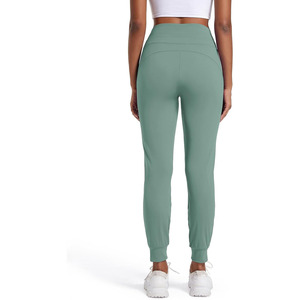 Pantalon cargo d'hiver pour femme en tissu polaire respirant et écologique, avec cordon de serrage central, séchage rapide, couleur unie – Meilleur prix de gros - Product Image 5