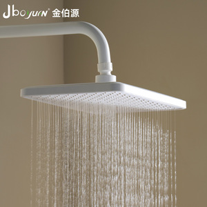 Jboyuan Shower Set With Piano Key Control Digital Display Tempered Glass Shelf Ambient Light Top Spray - Product Image 3