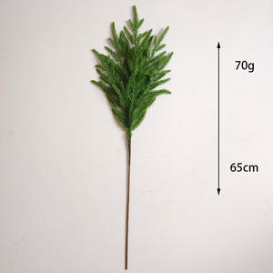 Высококачественные искусственные листья Норфолка, ветки, фабричные, настоящие на ощупь, мягкие рождественские украшения из Кипарисовой сосны - Product Image 6