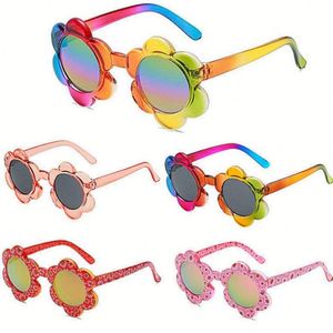 Gafas de Sol Redondas de Moda para Niños y Niñas, Coloridas, con Forma de Flor de Gelatina, para Fiestas, 2022 - Product Image 1