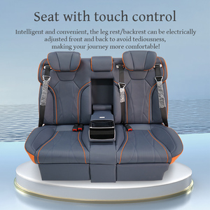 Mingao Lit de camping de luxe inclinable Siège de voiture arrière 3 places avec dossier électrique Siège fendu - Product Image 4