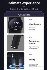 Mini pistola de masaje deportivo portátil de mano para el cuerpo, terapia de vibración de tejido profundo eficaz, pistola de masaje muscular en piernas y brazos - Product Image 2
