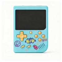 Console de jeu vidéo portable rétro mini avec écran couleur, batterie 1050 mAh, 400 jeux intégrés