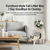 OEM&ODM Nouvelle version améliorée Bac à litière 3 en 1 XL fermé durable en acier inoxydable de style pot avec couvercle pour grands chats