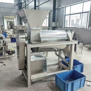 Extractor de jugo de frutas en espiral comercial para fábrica de jugos, máquina exprimidora industrial de acero inoxidable - Product Image 1