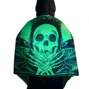 Bufandas de Pashmina al por mayor para proveedores de festivales y tiendas de merchandising bajo MOQ bufanda de Pashmina reflectante UV chal de diseño personalizado - Product Image 3