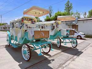 Charrette de princesse électrique pour visites touristiques, chariot de conte de fées Cendrillon pour mariages en plein air, festivals et défilés - Product Image 1