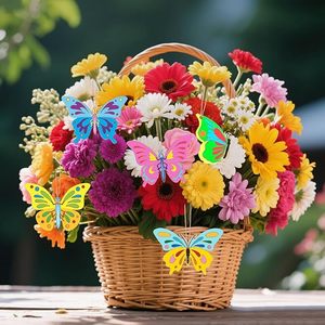 <b>Spring</b> Crafts for Kids, Wooden <b>Spring</b> Ornaments to Paint, 8 Styles Unfinished Wood Crafts for Home Hanging <b>Decorations</b> - Product Image 6