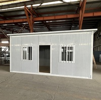 Maisons préfabriquées sur mesure en gros de 20 pieds et 40 pieds, assemblage rapide, maisons mobiles temporaires, construction de chantier, conteneur habitable