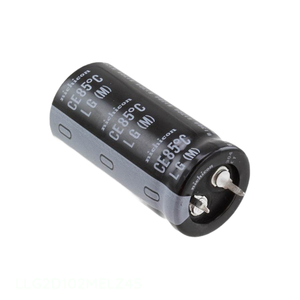 Condensateur à traversée de canal (TH) en aluminium 1000 µF 20 % 200 V SNAP TH LLG2D102MELZ45 1000 µF - Product Image 1