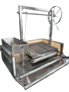 Parrilla Argentina Santa María <span class=keywords><strong>de</strong></span> Acero Inoxidable Empotrable <span class=keywords><strong>con</strong></span> Asador a <span class=keywords><strong>Leña</strong></span> para <span class=keywords><strong>Cocina</strong></span> Exterior - Product Image 3