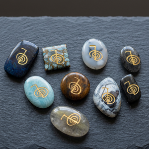 Amuletos de Reiki de Piedra Natural, Chapados en Oro, Estilo Bohemia, Colgantes Unisex para Regalo - Product Image 3