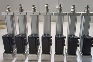 Actionneur linéaire électrique Qiangdeli QDA75-R10-200CH, corps en aluminium, cylindre à piston avec moteur - Product Image 6