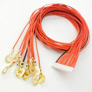 XH2.54 11针15针硅树脂电缆，用于lifepo4电池