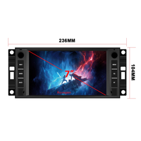 Radio con GPS para coche, reproductor estéreo universal con Android 12, DVD, para Chevrolet/Chrysler/Jeep/Dodge
