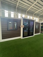 Maison modulaire Apple Space Capsule avec mur rideau du sol au plafond, cabane préfabriquée à assemblage rapide pour séjour panoramique