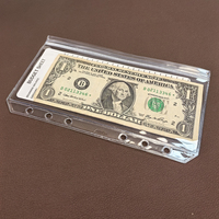 Y&G Crafts Nouveau Design Transparent 6 Trous Accessoires pour Classeur Budgétaire Enveloppes Transparentes pour Argent A6 Enveloppe PVC Ziplock Épaisseur 0,25 mm