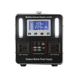 1000W Draagbare Buiten Powerbank met Stopcontact voor Kraampjes, Noodgevallen/Camping/Buiten Energieopslag Batterijvoeding - Product Image 4