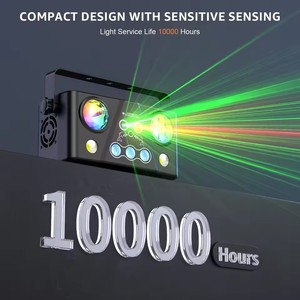 Lumière laser RGB 5 en 1 Télécommande LED Effet de lumière de scène Projecteur Lumière de fête DJ pour KTV Bar Club Concert Mariage Théâtre - Product Image 5