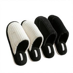 Pantuflas de Primavera para el Hogar, Antideslizantes, con Suela Gruesa y Suave, Tejidas, de Felpa, para Interiores y Exteriores, de Algodón, para Hombres, Mujeres y Parejas - Product Image 3