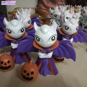 Personnalisé Dessin Animé Chat <span class=keywords><strong>Femme</strong></span> Sculpture Résine Fibre de Verre Centre Commercial Galerie Collection Arts Artisanat Vitrine Chat Démon Décoration - Product Image 4