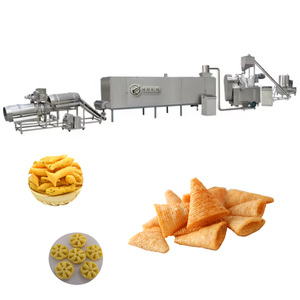<strong>Automatic</strong> Puff Snack Making <strong>Machine</strong> Cheese <strong>Wafer</strong> Ball Expanded Corn Snacks Production <strong>Line</strong> Equipment - Product Image 1