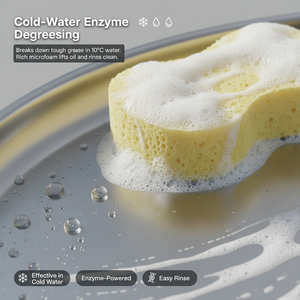 Lxpure Savon Vaisselle Enzymatique <span class=keywords><strong>Naturel</strong></span> Formule Dégraissante Avancée à l'Eau Froide 1000g, Idéal pour Tous Types de Vaisselle Service OEM/ODM Disponible - Product Image 2