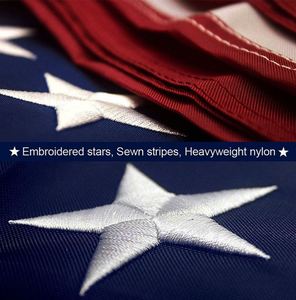 Meilleur Prix Nylon 3X5ft Drapeaux Nationaux de Tous les Pays Américain Étanche Pays Broderie Drapeau USA Drapeaux 90 Cm par 150 - Product Image 3