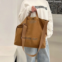 Sac fourre-tout en toile MERRIS, nouveau modèle coréen personnalisé, avec poignée en sangle PP et fermeture magnétique, réutilisable pour le shopping, vente en gros