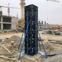 MINGLEI Coffrage en plastique réutilisable pour la construction de murs et de colonnes