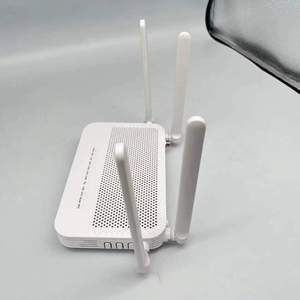 CY001 ขายส่ง XPON ONU ONT รุ่นภาษาอังกฤษ สำหรับ FTTH Router POE พร้อม 1GE+3FE+Dual Band 2.4G&5G WiFi รองรับเครือข่าย 4G  พร้อมหัวต่อ SC  จ่ายไฟ 12V - Product Image 2